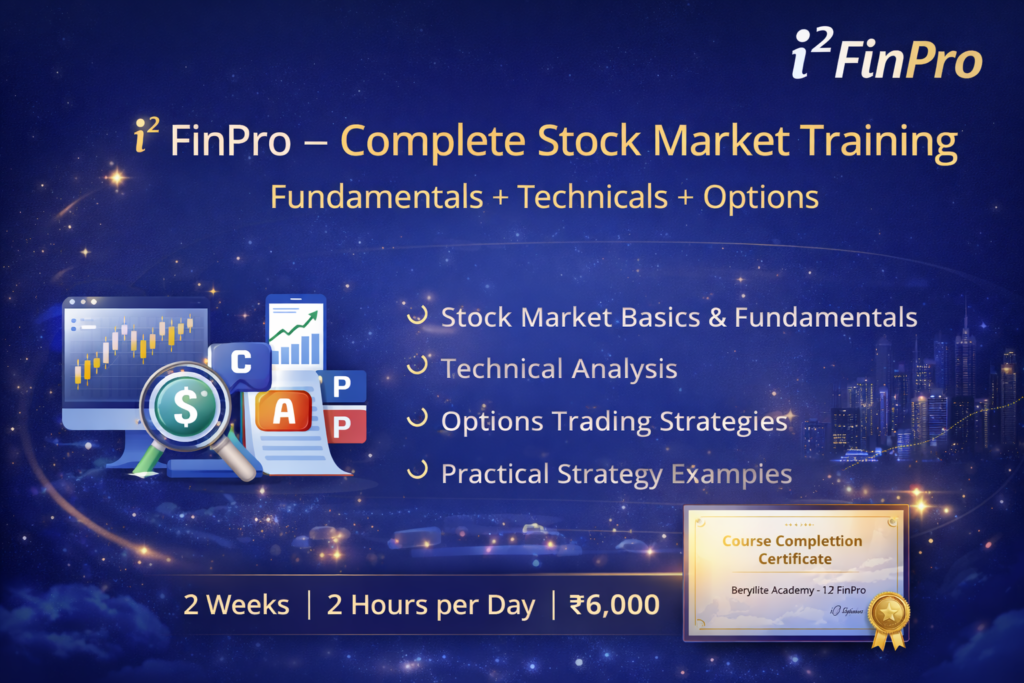 i² FinPro finpro combined course, berylite